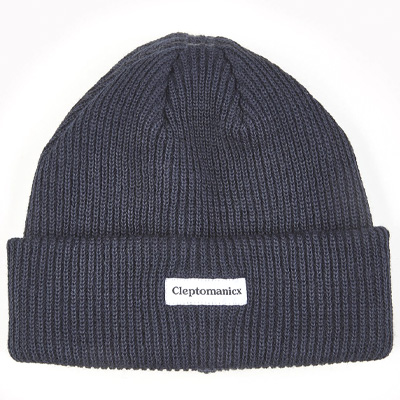 CLEPTOMANICX Beanie SHORTIE - dark navy